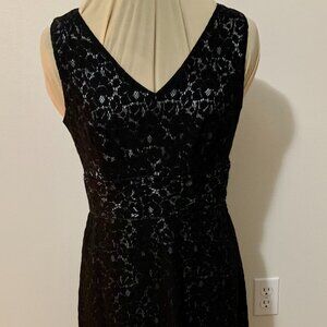 Ann Taylor Loft Black Lace Dress